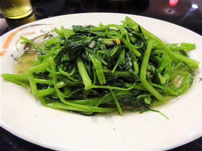 阿城鵝肉の青菜2